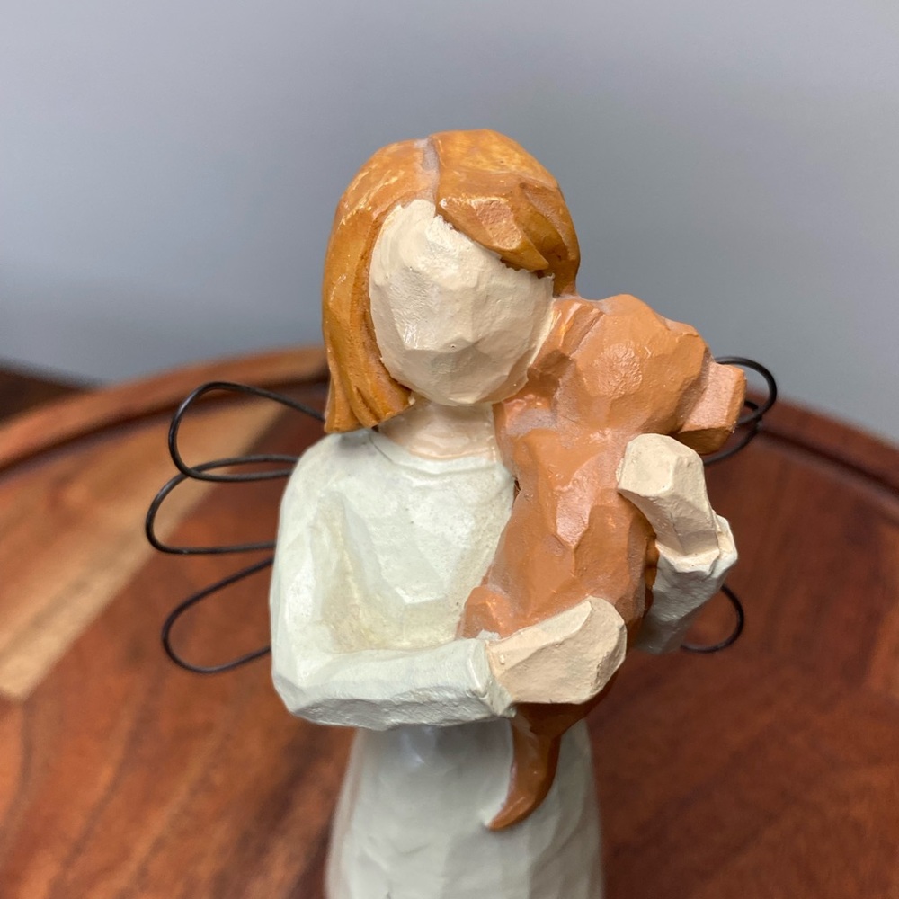 Angel With Dog Figurine of Friendship